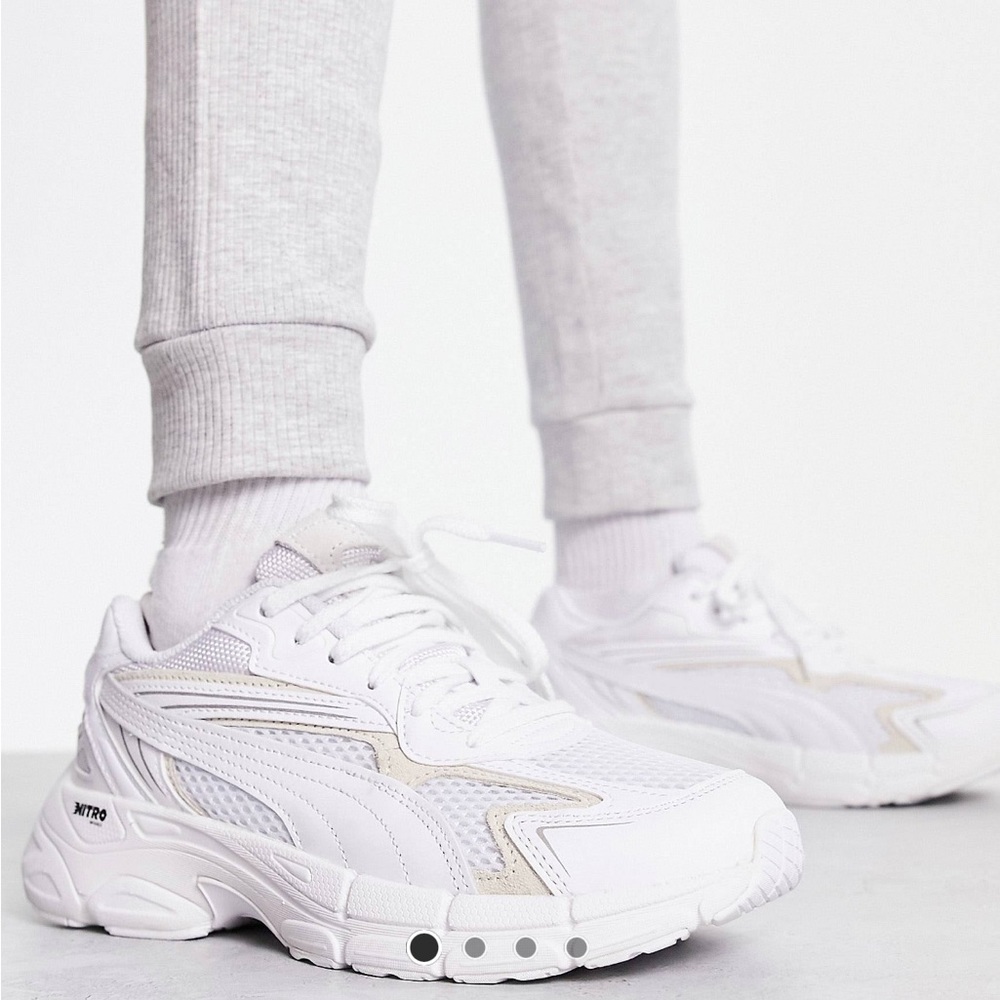 PUMA Teveris Nitro Base sneakers in white - 8.5